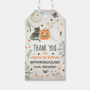 Etiqueta Para Presente Fofo Ghost Spooktacular Decor de Aniversário Boni