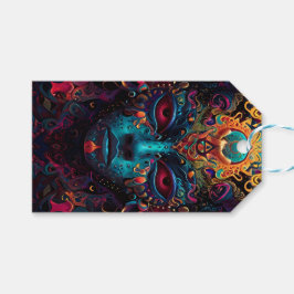 Etiqueta Para Presente Fogo da etiqueta do presente dos deuses