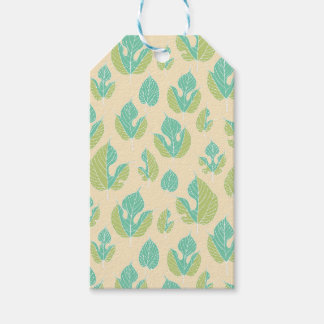 Etiqueta Para Presente Folhas de amora contemporâneas