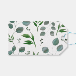 Etiqueta Para Presente Folhas de eucalipto