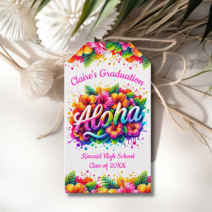 Etiqueta Para Presente Formatura Tropical Aloha
