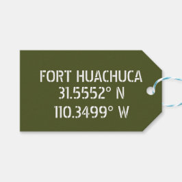 Etiqueta Para Presente Fort Huachuca Latitude Longitude