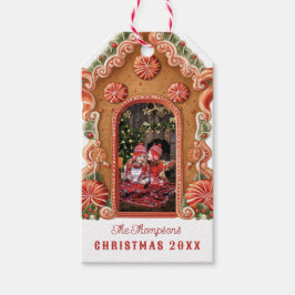 Etiqueta Para Presente Foto da Casa do Gingerpão doce