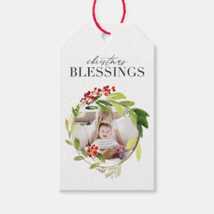 Etiqueta Para Presente Foto das bênçãos do Natal