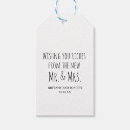 Etiqueta Para Presente Foto de casamento