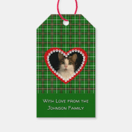 Etiqueta Para Presente foto de estimação do cheque de Natal