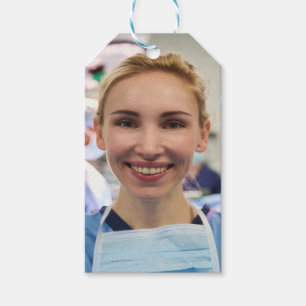 Etiqueta Para Presente Foto de Médico Personalizar Customizar