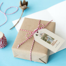 Foto de Natal animada do Moderno Scandi Boho Neutr