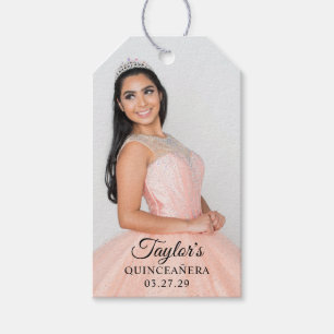 Etiqueta Para Presente Foto de vestido de Quinceanera