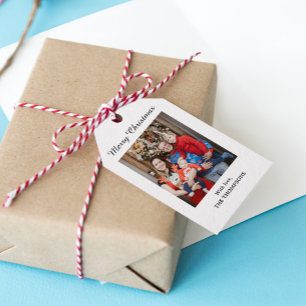 Etiqueta Para Presente Foto Feliz Natal