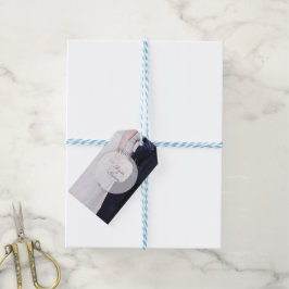 Etiqueta Para Presente Fotografia noiva e noiva casamento editável