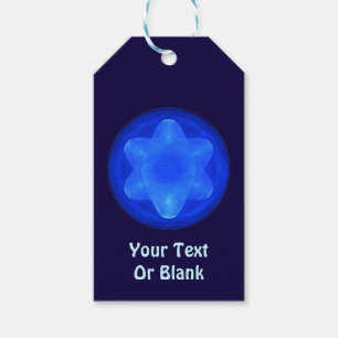 Etiqueta Para Presente Fractal Bluestar