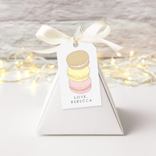 Etiqueta Para Presente Francês Pastel Macarons