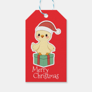 Etiqueta Para Presente Frango Feliz Natal