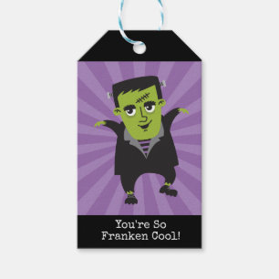 Etiqueta Para Presente Frankenstein Halloween