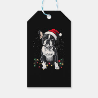 Etiqueta Para Presente French Bulldog Christmas Lights Xmas Dogs Gifts Me