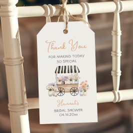 Etiqueta Para Presente Fresco Da Marca Favor Do Chá de panela De Mercado