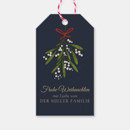 Etiqueta Para Presente Frohe Weihnachten dunkelblau hag