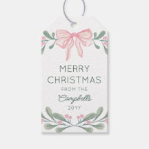 Frouxas Bagas de Aquarela Rosa Feliz Natal