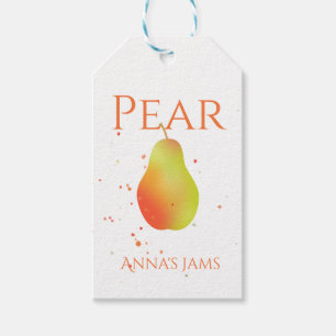 Etiqueta Para Presente Frutas de Pear