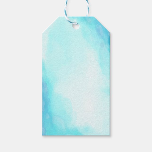 Etiqueta Para Presente Fundo do Céu Azul-Cria (Frente)