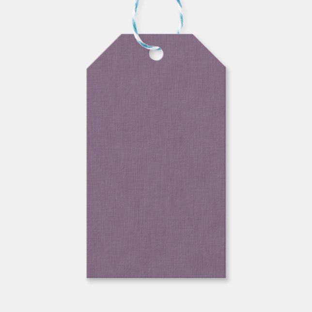 Etiqueta Para Presente Fundo roxo texturizado calmo e simples (Frente)