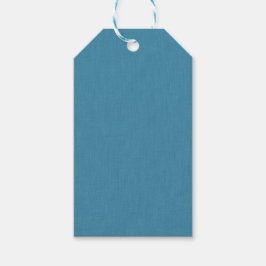 Etiqueta Para Presente Fundo texturizado de linho azul calmo e simples