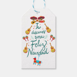 Etiqueta Para Presente Funny feliz navidad 