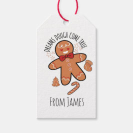 Etiqueta Para Presente Funny gingerbread