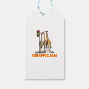 Etiqueta Para Presente Funny Pun Giraffe Jam