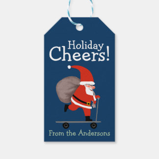 Etiqueta Para Presente Funny Santa Special Delivery holiday