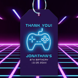 Etiqueta Para Presente Game on, Fun Birthday Boy 