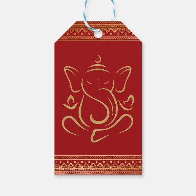 Etiqueta Para Presente Ganesh (Frente)