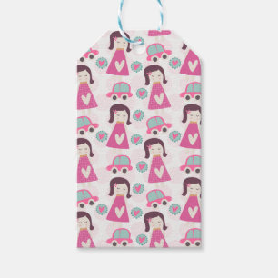 Etiqueta Para Presente Garotas indo a lugares