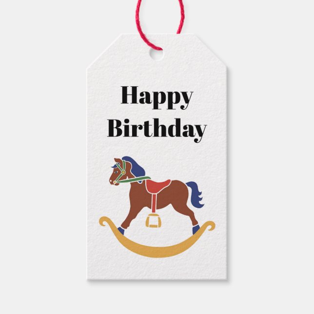 Etiqueta Para Presente Gases-Presente - Cavalo-Rocha (Frente)