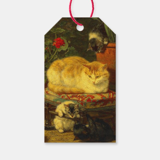Etiqueta Para Presente Gatinhos no Play (Frente)