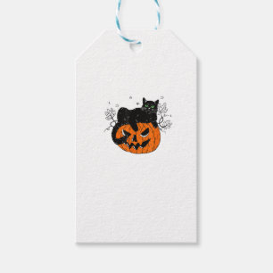 Etiqueta Para Presente Gato De Gato De Halloween De Mulheres Gato Gift Gi