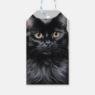 Etiqueta Para Presente Gato Negro