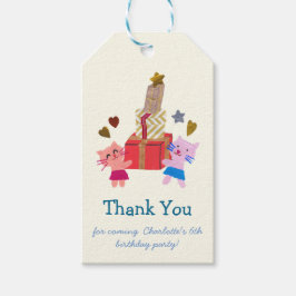 Etiqueta Para Presente Gatos Lindos e Presentes Festa de Aniversário Cria