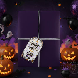 Etiqueta Para Presente Gêmeos Estão Bebendo Marcadores de Presente para C