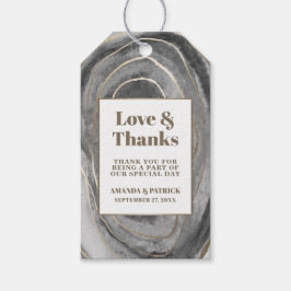 Etiqueta Para Presente Geode Gemstone Agate Nave Marcas De Favor