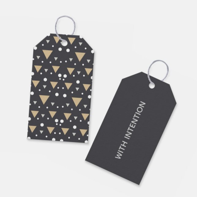 Etiqueta Para Presente  Geometry Luxe (Criador carregado)