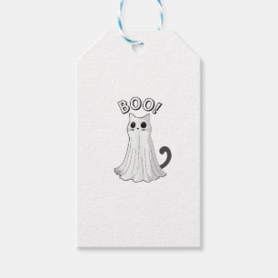 Etiqueta Para Presente Ghost Ghost Ghost Gand de Boo Gatinho Kitten Spook