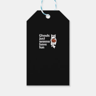 Etiqueta Para Presente Ghouls Só Quer Divertir A Citação De Slogan