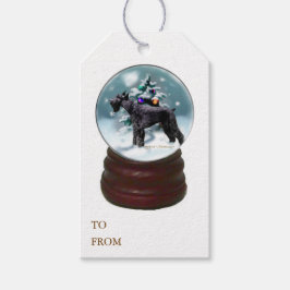 Etiqueta Para Presente Giant Schnauzer Natal