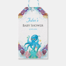 Etiqueta Para Presente Gif de Aniversário de Bebê Chave de Festa do Elega
