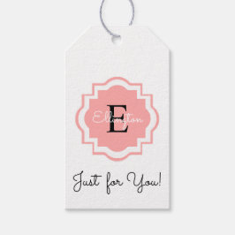 Etiqueta Para Presente GIFT TAG_"Apenas para você!" TAG MONOGRAM