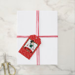 Etiqueta Para Presente Gift Tag-Christmas Snowman<br><div class="desc">Esta etiqueta de presente de Natal é mostrada num impressão de Natal festivo e bonito. Personalize este item ou comprar como está.</div>