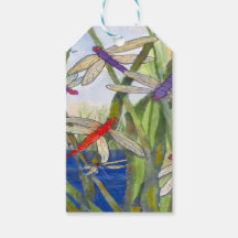 Gift Tag Dragonflies Gift Wrapping