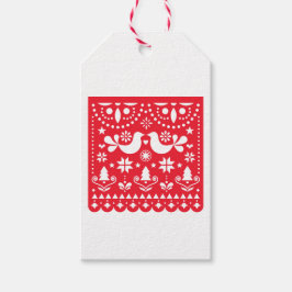 ETIQUETA PARA PRESENTE GIFT TAG FELIZ NAVIDAD NOME PERSONALIZADO VERMELHO